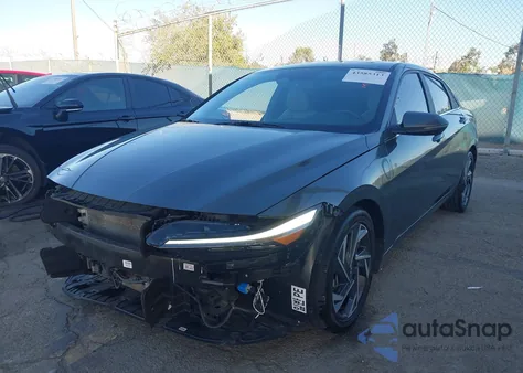 2024 Hyundai Elantra Hybrid Limited from USA, damaged, VIN KMHLN4DJXRU097220